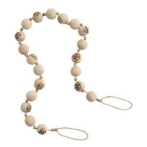 World Market Evil Eye Wooden Bead Decor